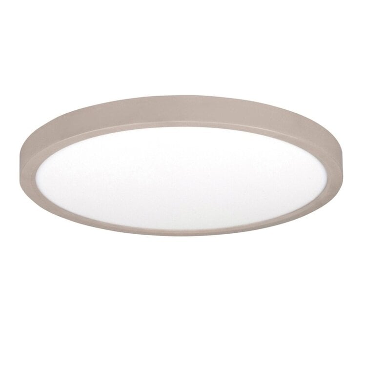 Highlight Piatto Plafondlamp Beige Ø 30,5 cm | Ultradunne LED Plafondlamp met 3-Staps Dimfunctie