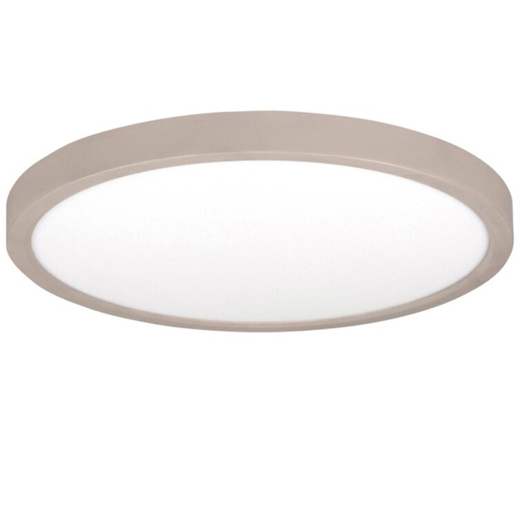 Highlight Piatto Plafondlamp Beige Ø 44,5 cm | Ultradunne LED Plafondlamp met 3-Staps Dimfunctie