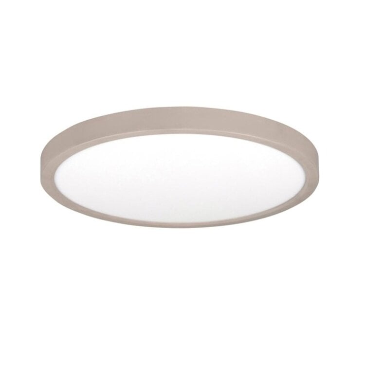 Highlight Piatto Plafondlamp Beige Ø 23,5 cm | Ultradunne LED Plafondlamp met 3-Staps Dimfunctie