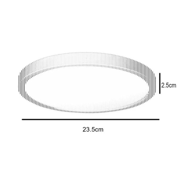Highlight Piatto Plafondlamp Beige Ø 23,5 cm | Ultradunne LED Plafondlamp met 3-Staps Dimfunctie