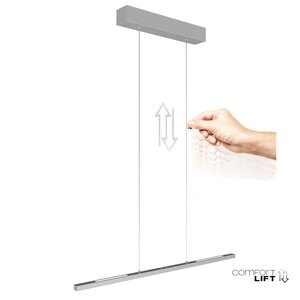 Steinhauer Bande LED Hanglamp 80 cm Staal