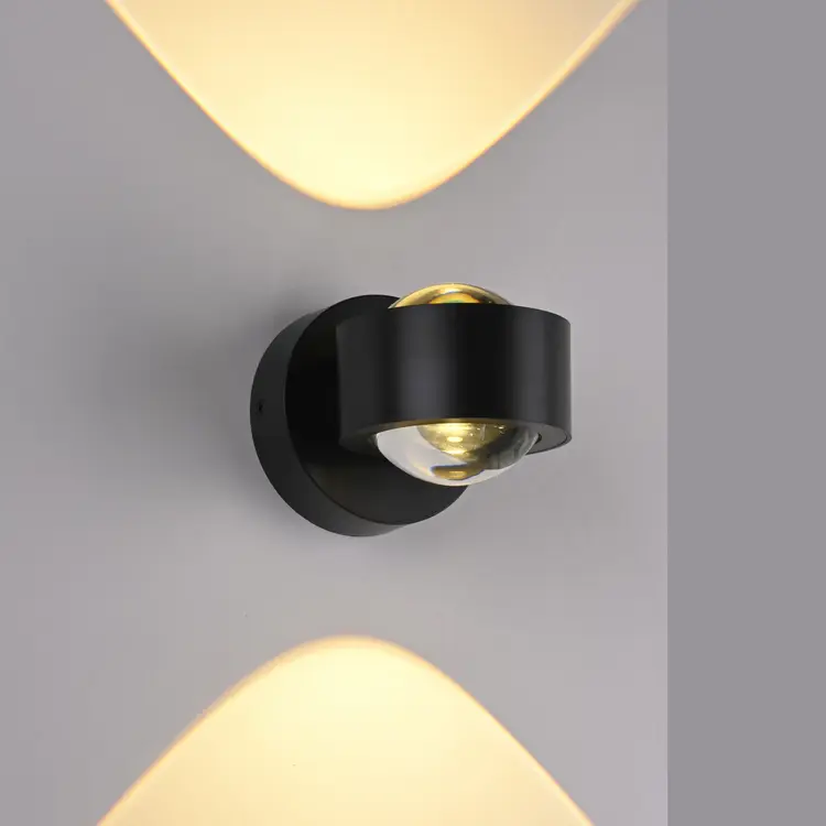 Oplaadbare Wandlamp Zwart Accu Led 2 Watt USB Magneet 3000K Afstandsbediening