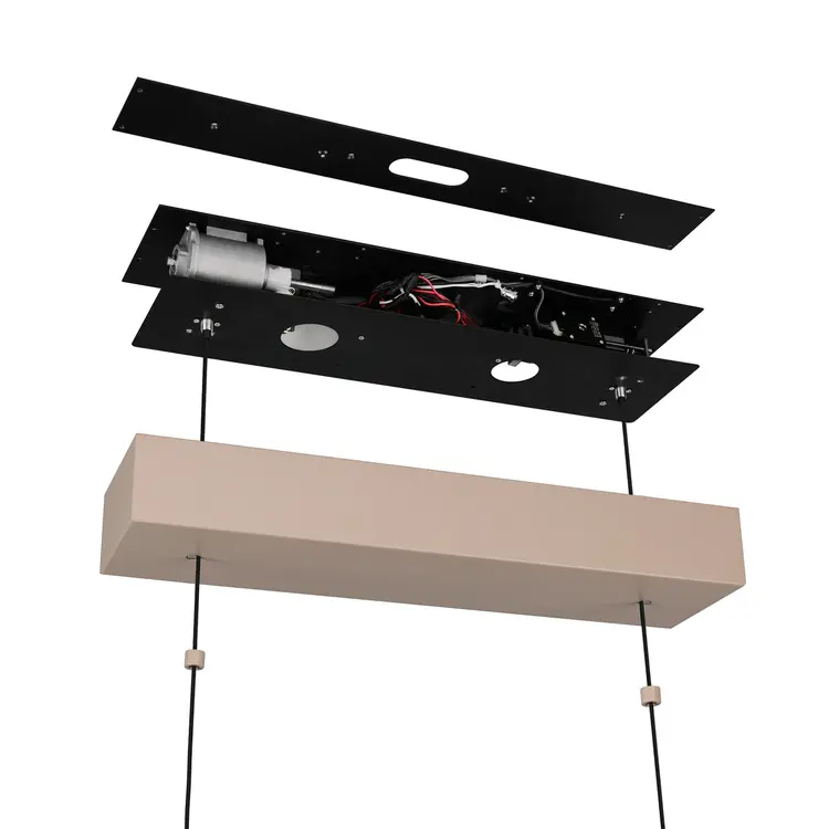 Trio DONEGAL Hanglamp Beige 150 cm E-Move Afstandsbediening 40W 4650lm 2700 - 6500K