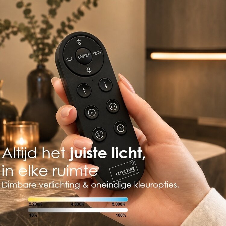 TRIO Trio DONEGAL Hanglamp Zwart 150 cm E-Move Afstandsbediening 40W 4650lm 2700 - 6500K