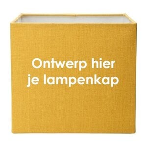 Vierkante lampenkap op maat Kubus