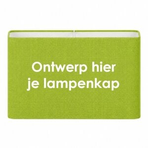 Rechthoekige lampenkap op maat Milano met Ronde Hoeken