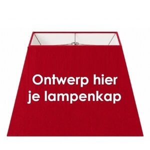 Vierkante lampenkap op maat Torino