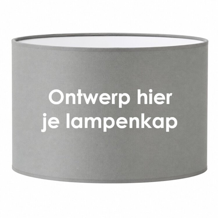 Ovale lampenkap op maat Elips - Handgemaakt in Nederland
