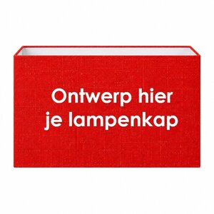 Rechthoekige lampenkap op maat Milano