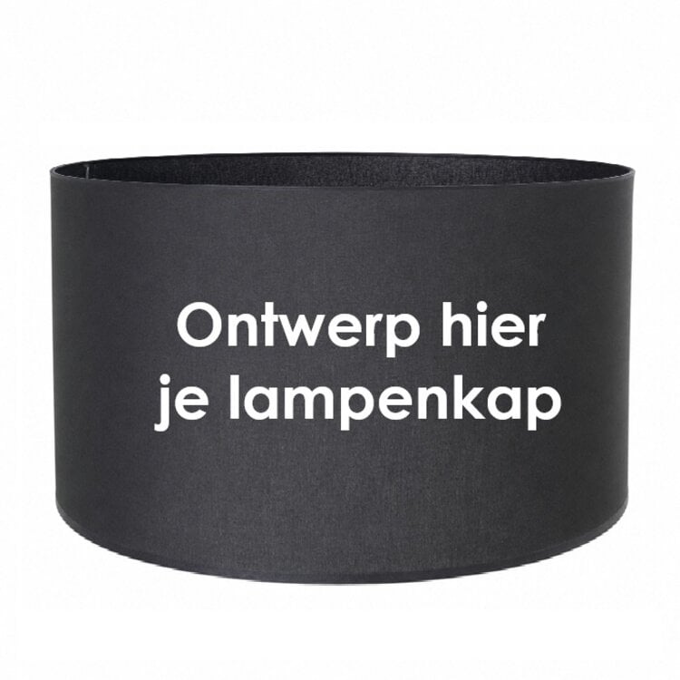 Ronde lampenkap op maat Cilinder - Handgemaakt in Nederland