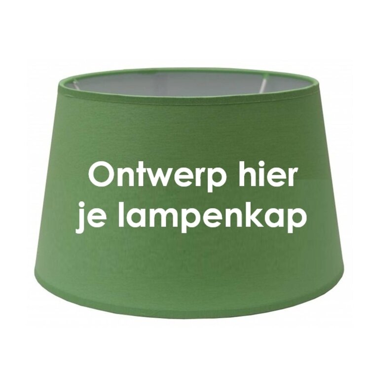 Ronde lampenkap op maat Drum - Handgemaakt in Nederland
