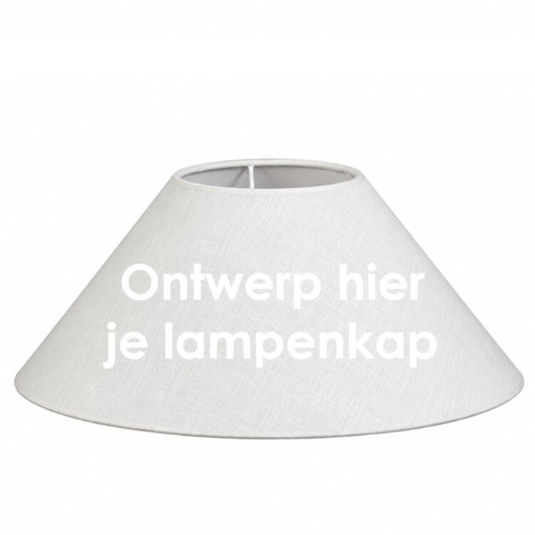 Ronde lampenkap op maat Punt - Handgemaakt in Nederland