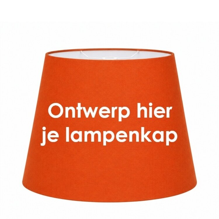 Ronde lampenkap op maat Empire - Handgemaakt in Nederland