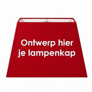 Vierkante lampenkap op maat Torino
