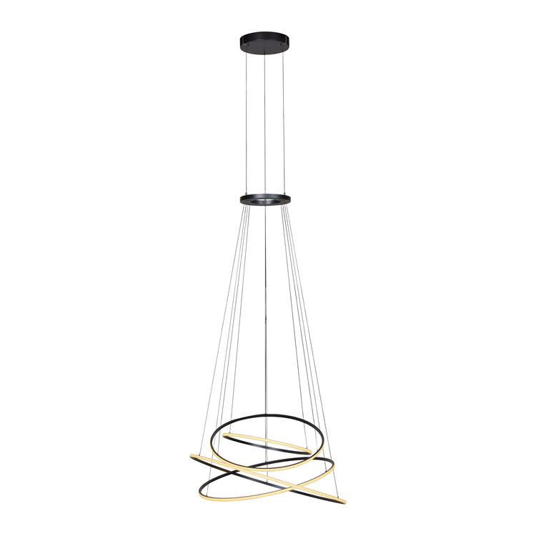 Neuhaus PURE Hanglamp E-Flying Rings Mystic Grey Ø 110cm