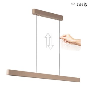 Hanglamp Quinn Up & Down 118cm Zand