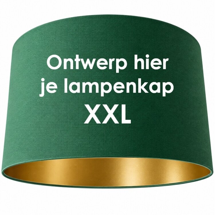 Ronde lampenkap op maat Bridge XXL - Handgemaakt in Nederland
