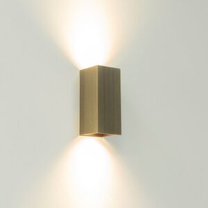 Wandlamp Dante 2 Brons GU10