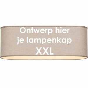 Ovale lampenkap op maat Elips XXL