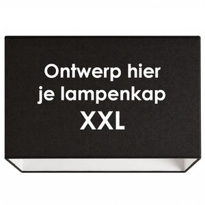 Vierkante lampenkap op maat Kubus XXL