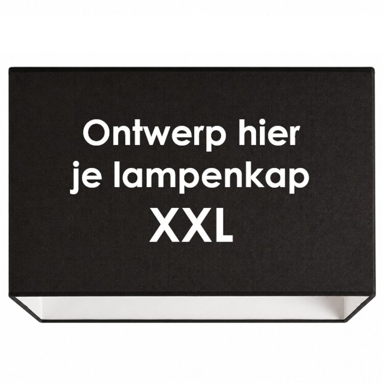 Vierkante lampenkap op maat Kubus XXL – Handgemaakt in Nederland
