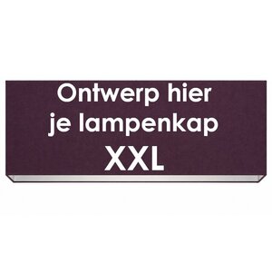 Rechthoekige lampenkap op maat Milano XXL