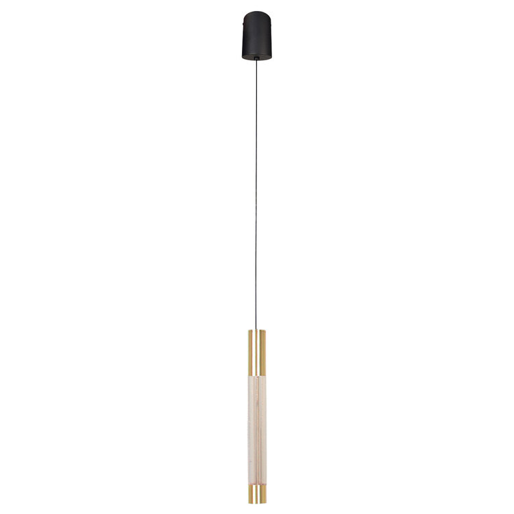 Steinhauer Hanglamp Alisio Messing 1-lichts Cable Lift & Dim to Warm