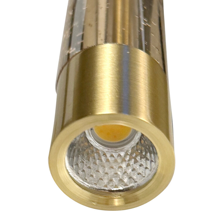 Steinhauer Hanglamp Alisio Messing 5-lichts Cable Lift & Dim to Warm