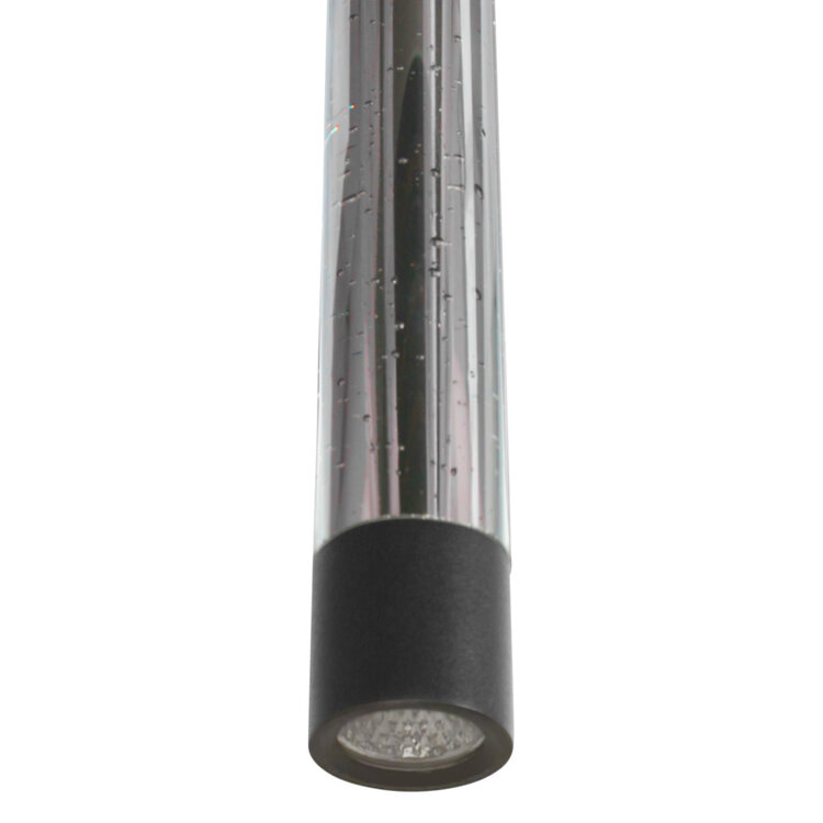 Steinhauer Hanglamp Alisio Zwart 8-lichts 120 cm Plafondbalk met Cable Lift & Dim to Warm