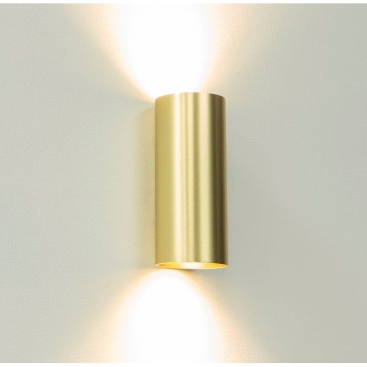 Artdelight Wandlamp Roulo 2 Goud GU10 Up & Downlight