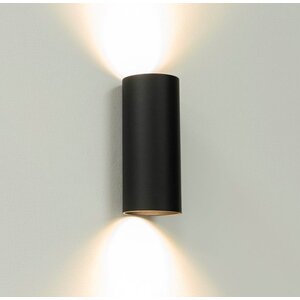 Wandlamp Roulo 2  Zwart GU10