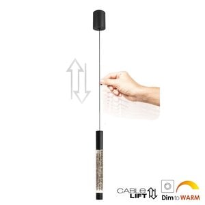 Hanglamp Alisio  Zwart 1-lichts Cable Lift & Dim to Warm