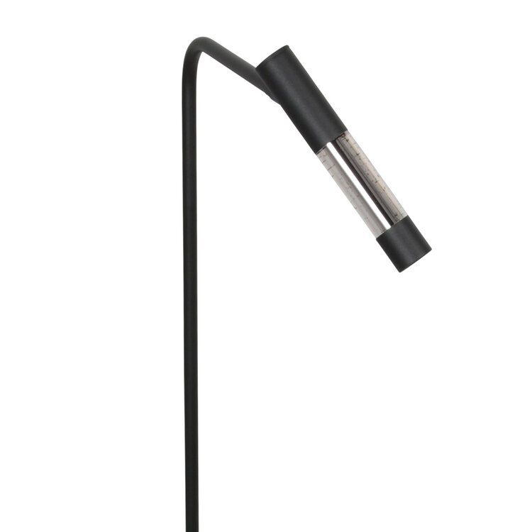 Steinhauer Vloerlamp Alisio Zwart 1-lichts Verstelbaar met Pushdimmer & Dim to Warm