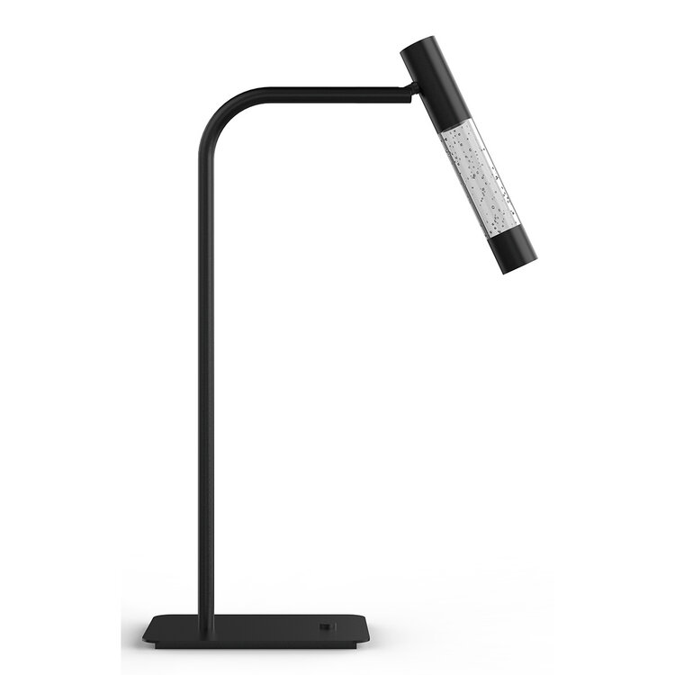 Steinhaer Steinhauer Tafellamp Alisio Zwart 1-lichts Draaibaar met Pushdimmer & Dim to Warm