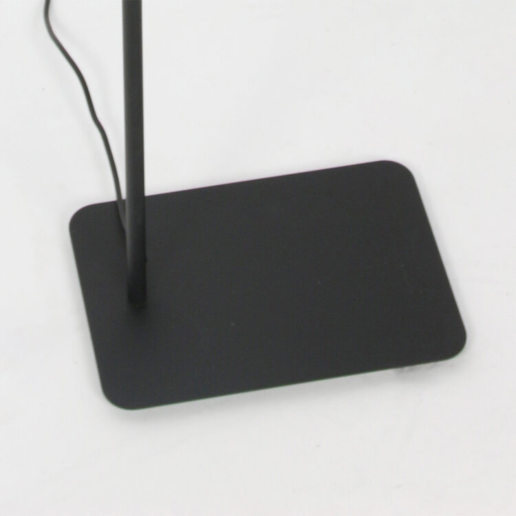 Vloerlamp Alisio 4595ME 1-lichts luxe glas in messing met push dimmer