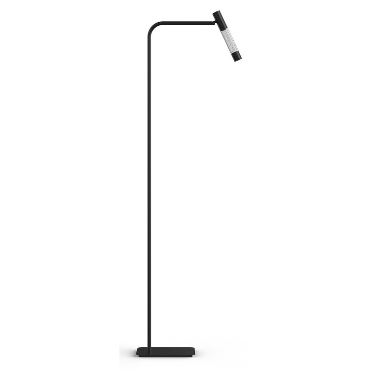 Steinhauer Vloerlamp Alisio Zwart 1-lichts Verstelbaar met Pushdimmer & Dim to Warm