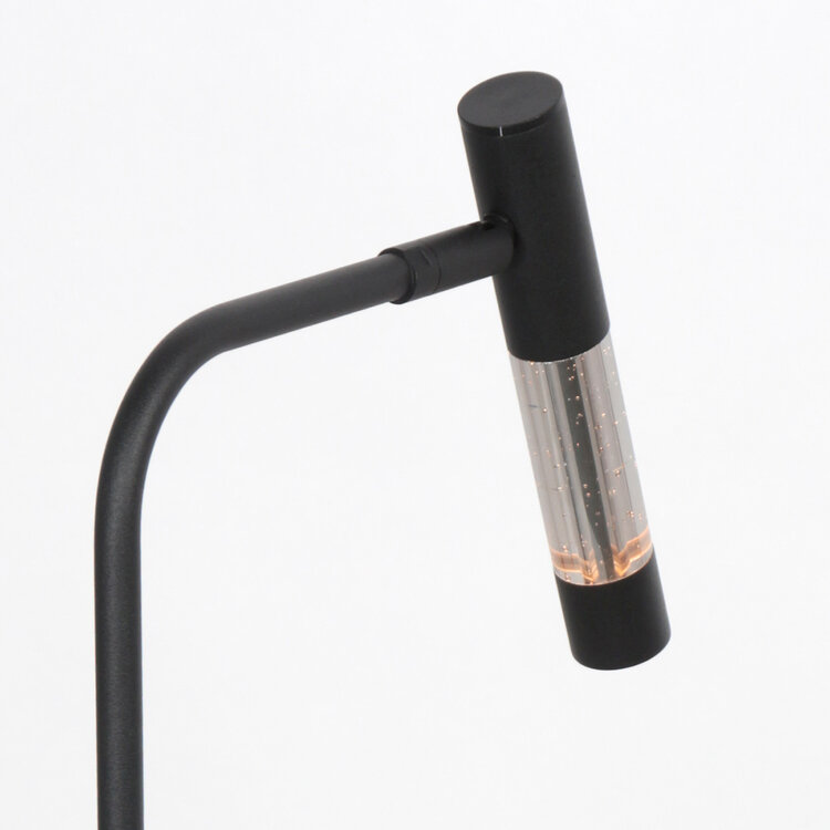 Steinhaer Steinhauer Tafellamp Alisio Zwart 1-lichts Draaibaar met Pushdimmer & Dim to Warm