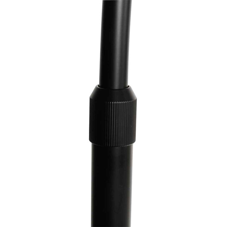 Steinhauer Ringlux booglamp zwart met dimbare LED en verstelbare boog