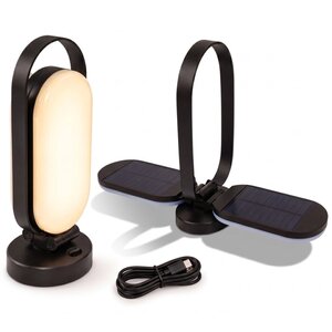 Oplaadbare Solar/USB Tafellamp PineGlow Outdoor