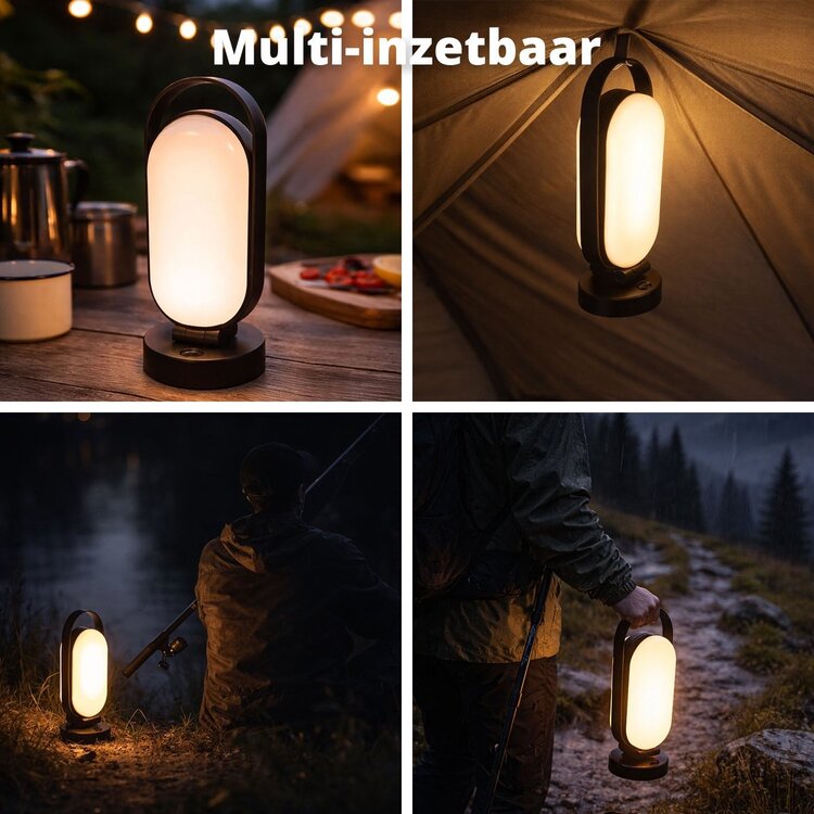 Flinq Oplaadbare Solar/USB Tafellamp PineGlow Outdoor