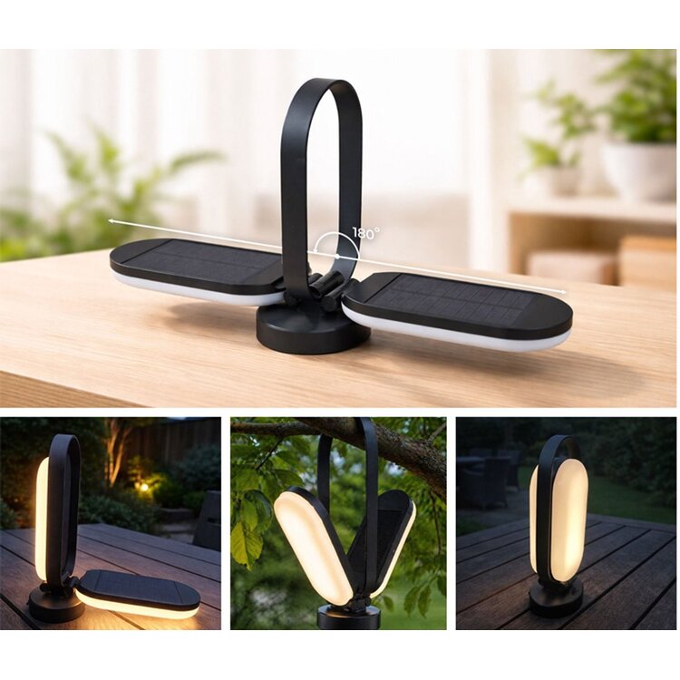 Flinq Oplaadbare Solar/USB Tafellamp PineGlow Outdoor