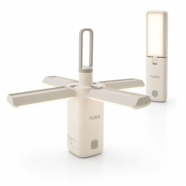Oplaadbare Tafellamp en Campinglamp - Powerbank - Tentlamp - Hanglamp Buiten - Draadloos 360° Led Lamp - Camping Licht