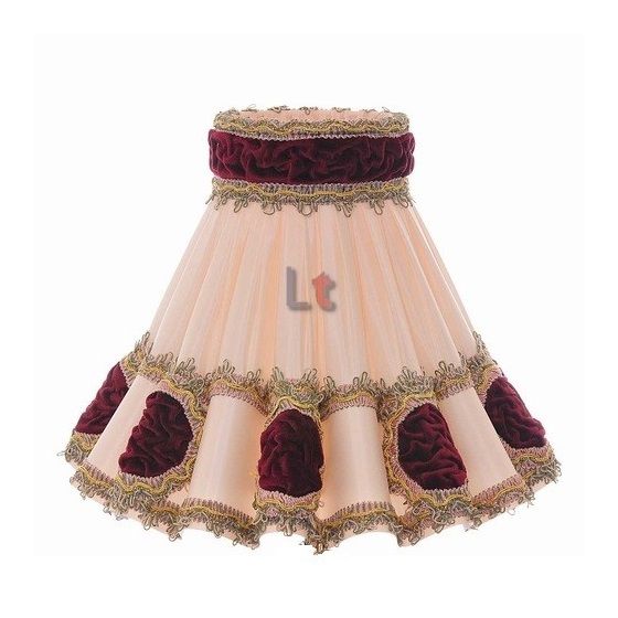 Rokkap Klassiek Rozet Bordeaux 43cm Rokkap Klassiek Rozet Bordeaux 43cm