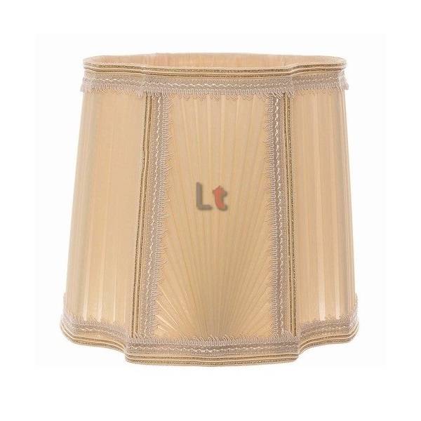 Plooikap Klassiek Hol-Bol Waaier Creme 25cm Plooikap Klassiek Hol-Bol Waaier Creme 25cm
