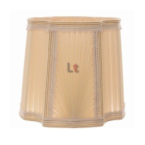 Plooikap Klassiek Hol-Bol Waaier Creme 30cm Plooikap Klassiek Hol-Bol Waaier Creme 30cm