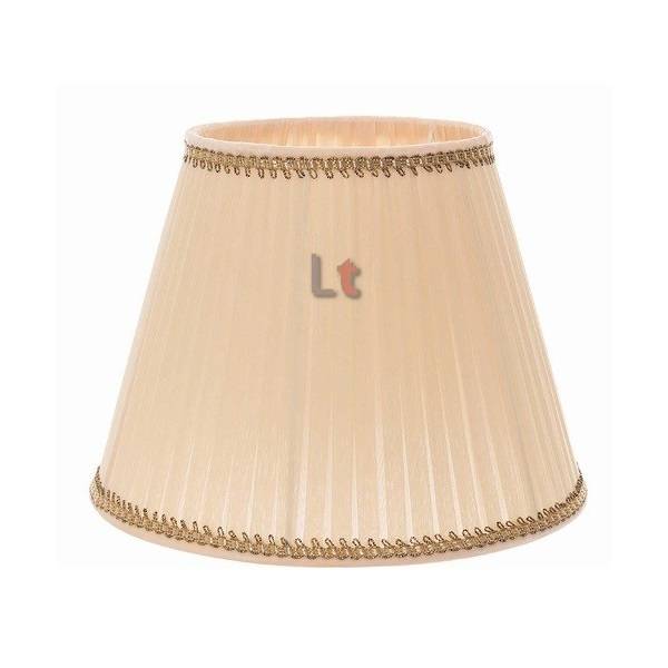 Plooikap Klassiek Creme Zalm Linda 30cm Plooikap Klassiek Creme Zalm Linda 30cm