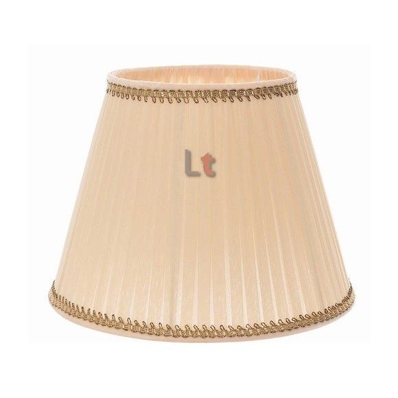 Plooikap Klassiek Creme Zalm Linda 35cm Plooikap Klassiek Creme Zalm Linda 35cm