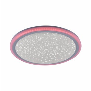 JUST LIGHT Plafondlamp Luisa met RGB rand 40cm