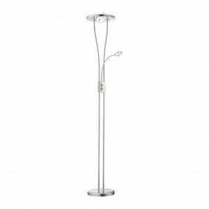 Vloerlamp Double Round Led RVS