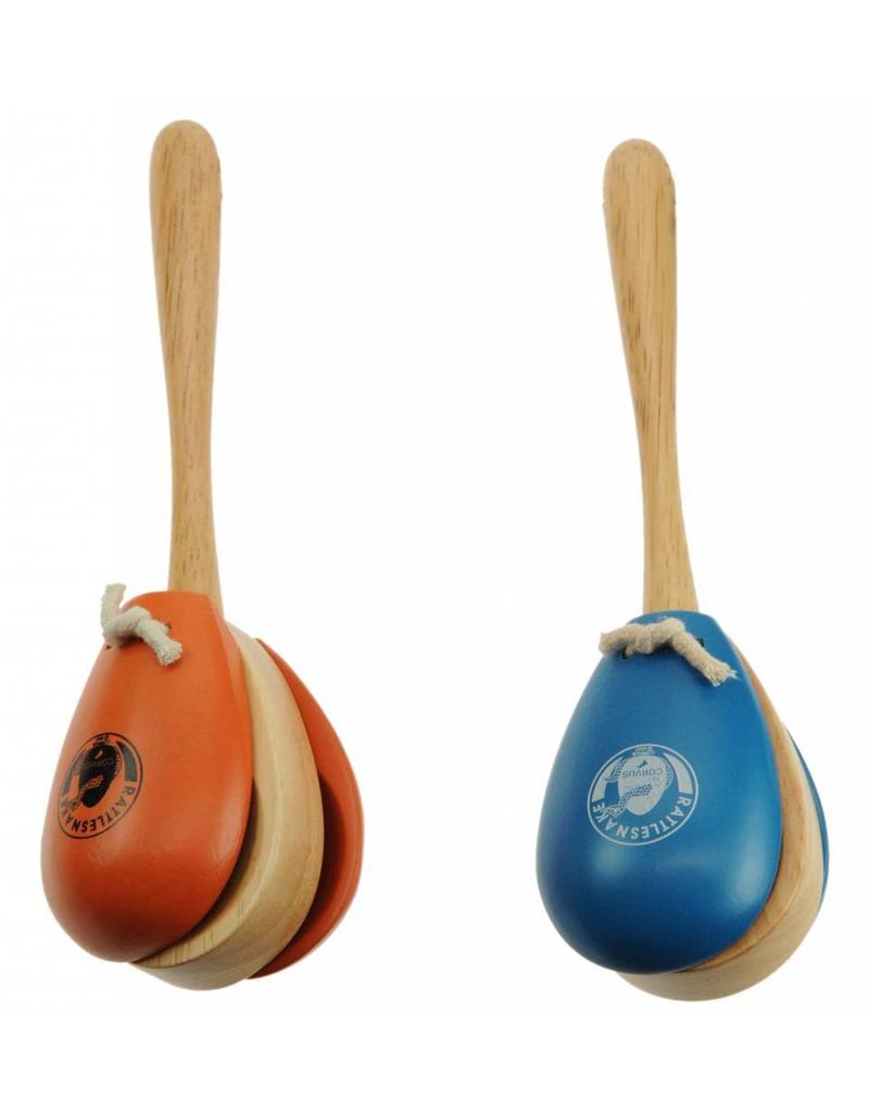 Rattlesnake Castagnet on a handle